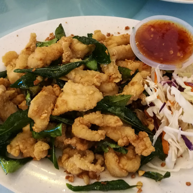 Deep-Fried Garlic Sotong