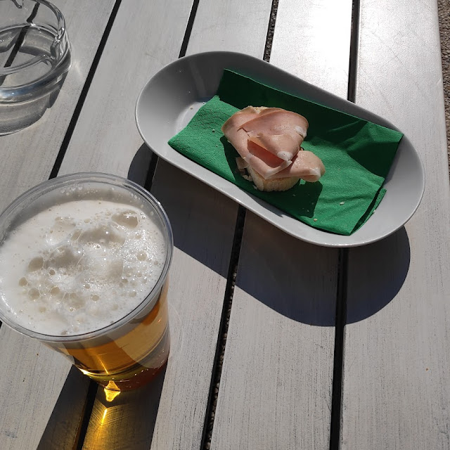 Birra E Crostino Alla Mortadella