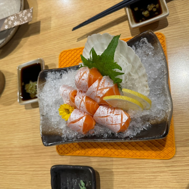 Salmon Belly Sashimi