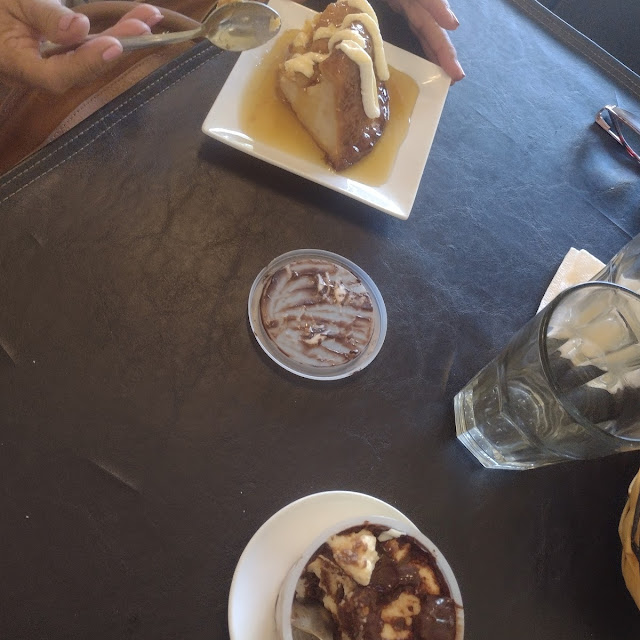 Flan Casero Con Crema Y Tiramisú