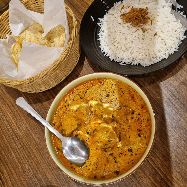Butter Chicken Roti Paratha & Basmati Rice