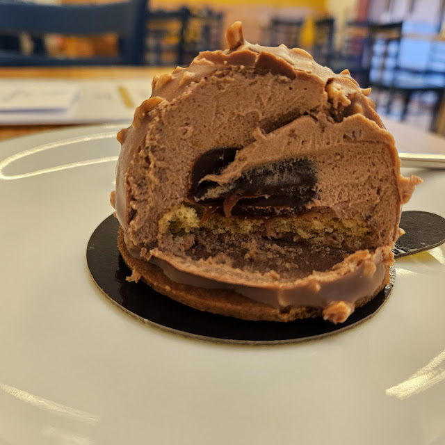 Schokomousse Karamell