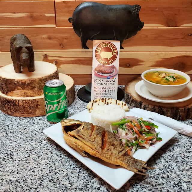 Mojarra Frita Arroz Ensalada