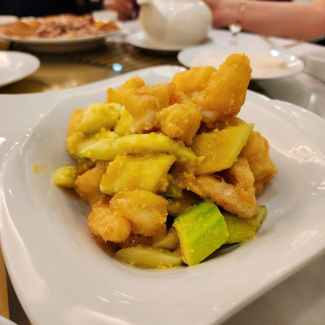 Golden Prawns with Salted Egg