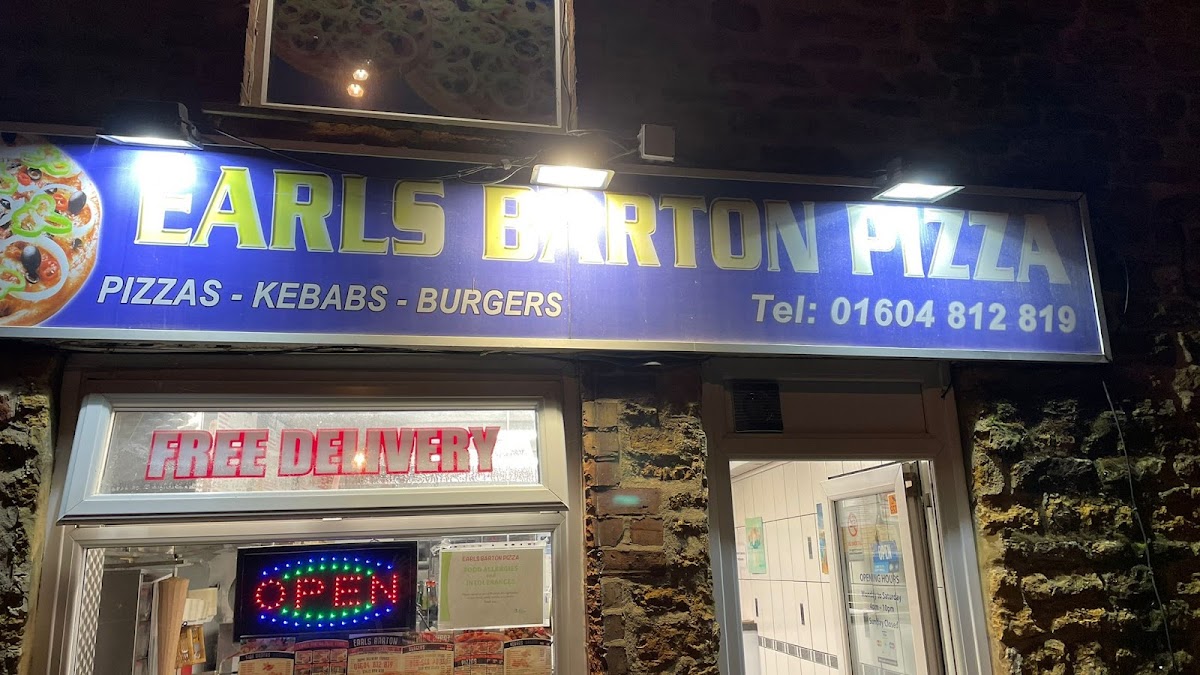 Earls Barton Pizza . Kebab/ burgers