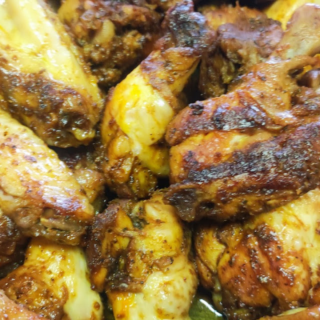 Alitas de Pollo Adobadas 9 Uds