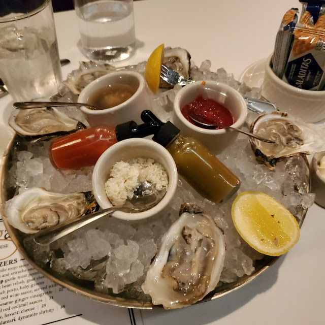 Oysters with Cocktail Sauce