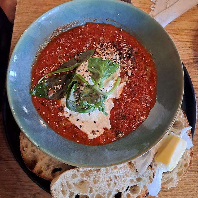Shakshuka with Poached Eggs