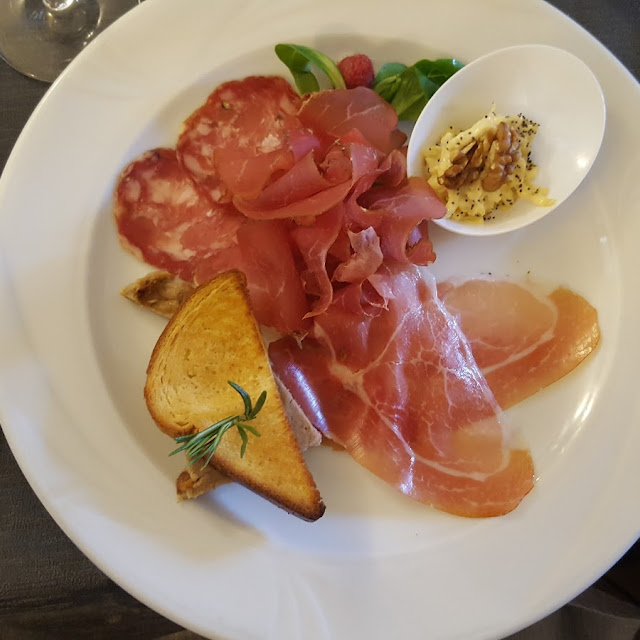 Ham Mixed Salami Dry Meat with Pickled Onions Prunent