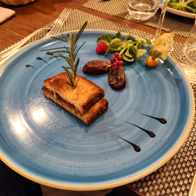 Bread Toasted with Foie Gras