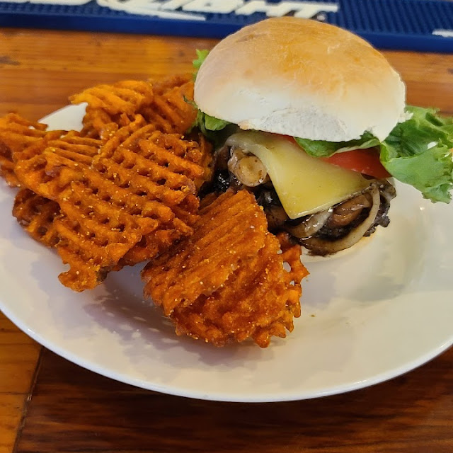 Mushroom Swiss Burger