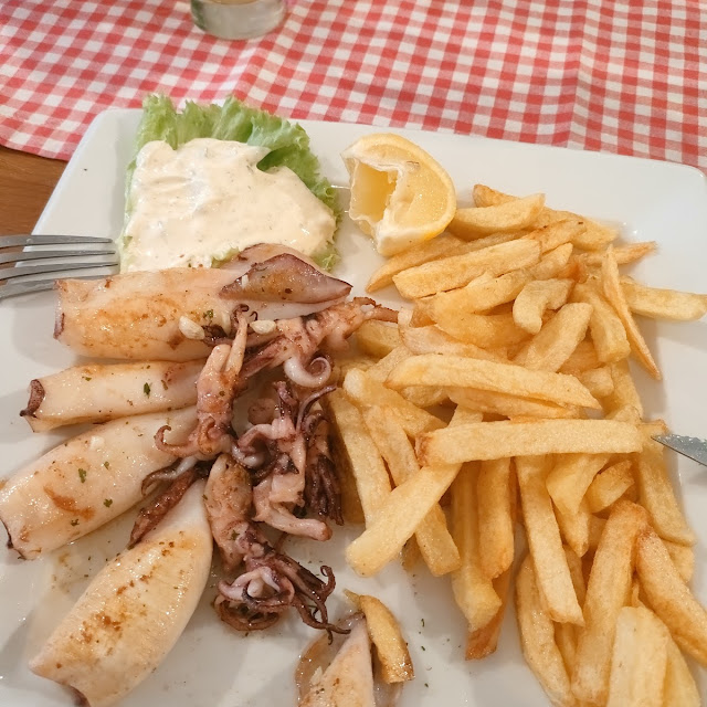 Grilled Ligne Squid