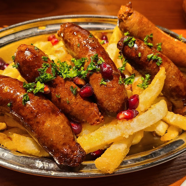 Beef and Lamb Pomegranate Molasses Sausages