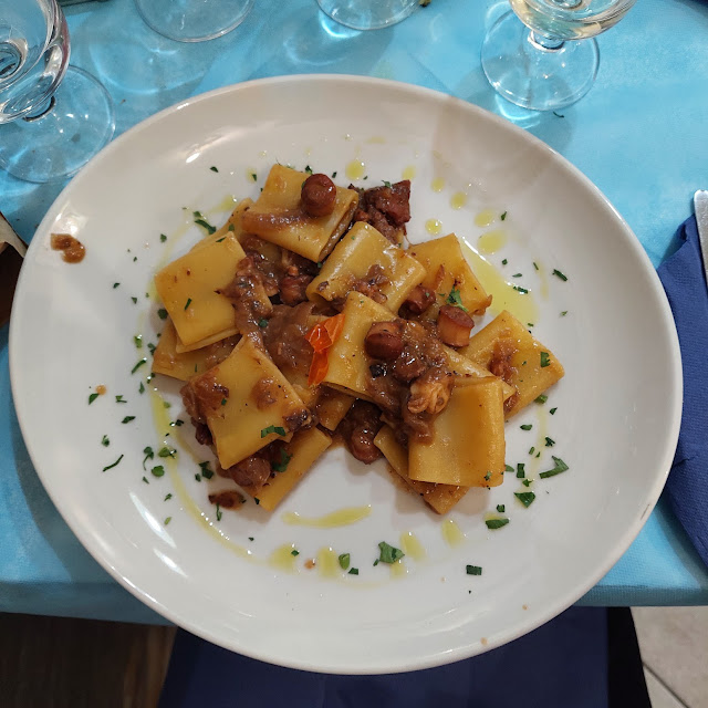 Paccheri Con Genovese Di Polpo