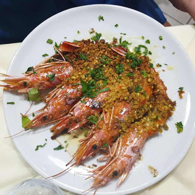 Gamberoni In Crosta Di Pistacchio
