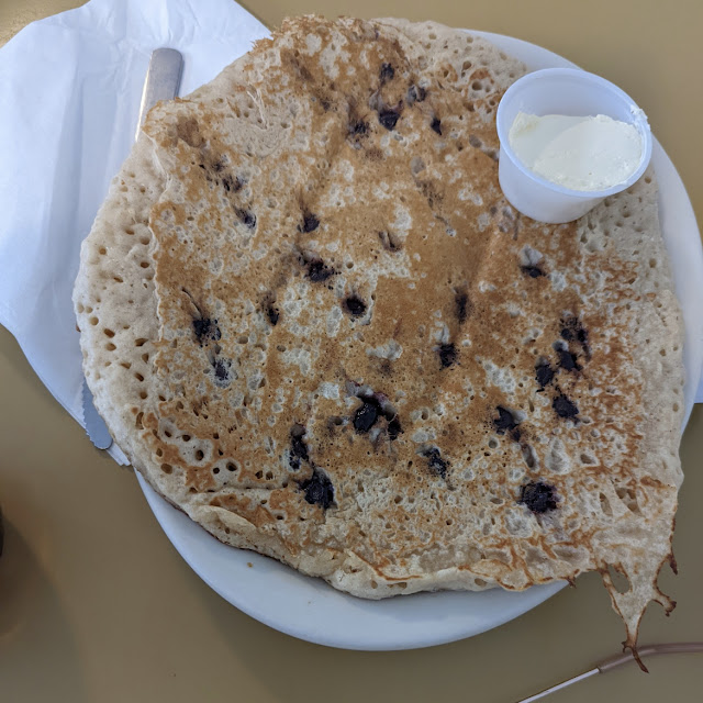 Blueberry Pancake of Unusual Size