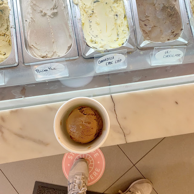 Single Scoop Chocolate Ice Cream