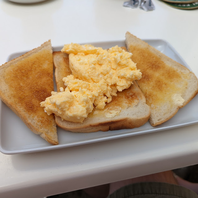 Scrambled Eggs on Toast