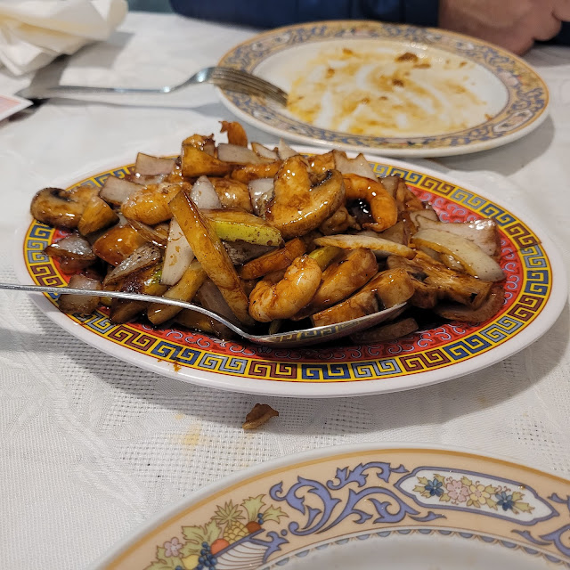 Gambas Salsa de Ostras
