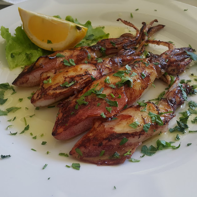 Grilled Calamari Alla Griglia