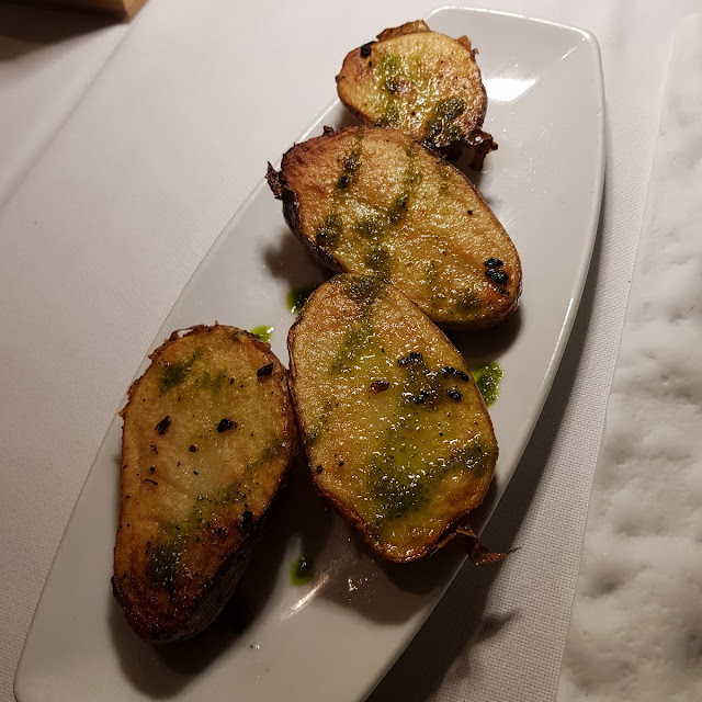 Patate Lessate Con Cottura Finale Su Piastra