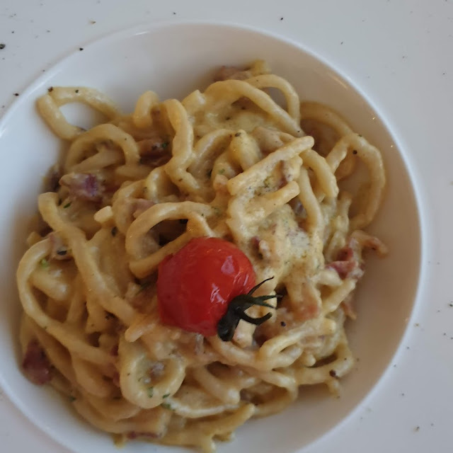 Pici With Carbonara Sauce