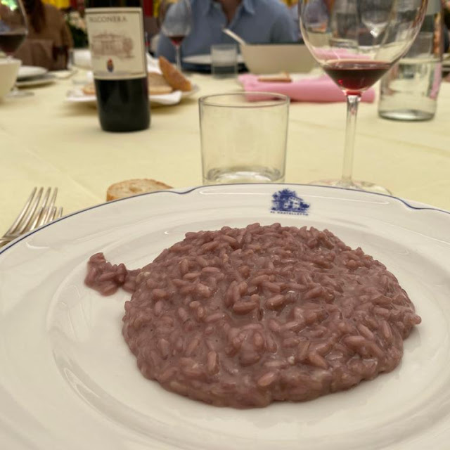 Risotto Al Vino Rosso E Castelmagno