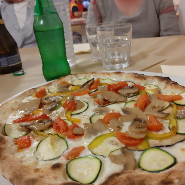 Pizza Vegetariana Bianca