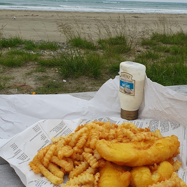 Blue Cod and Chips