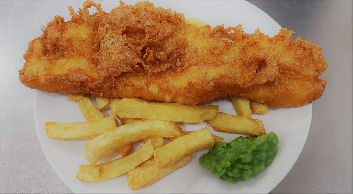 Sea salt fish and chips