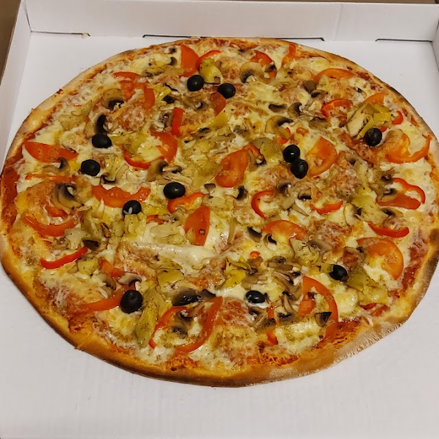 Vegetarier Familien Pizza
