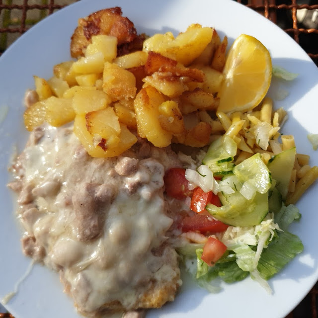 Schnitzel Mit Würzfleisch