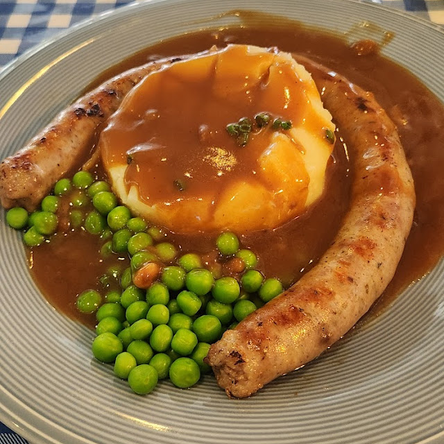 15 Inch Cumberland Sausage with Mash and Gravy