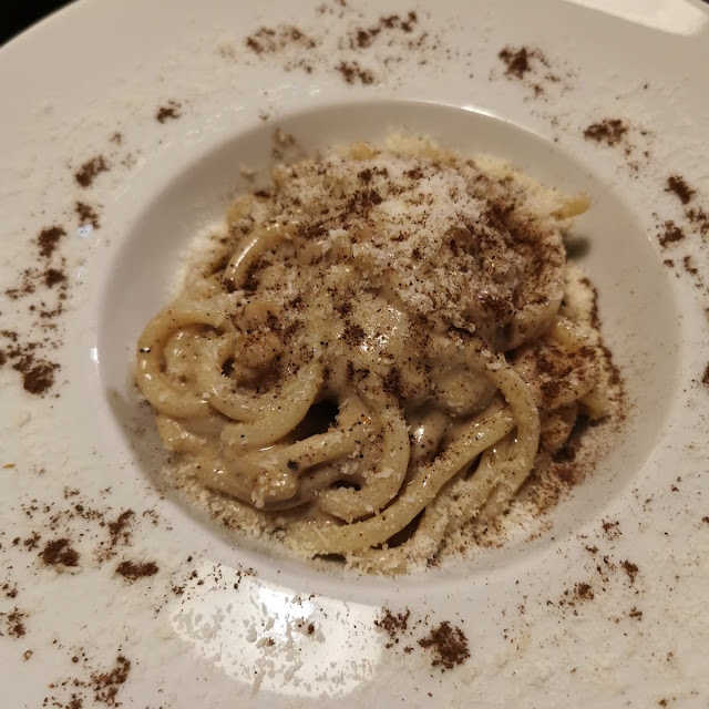 Pici Pasta Cacio Cheese Pepper And Pears