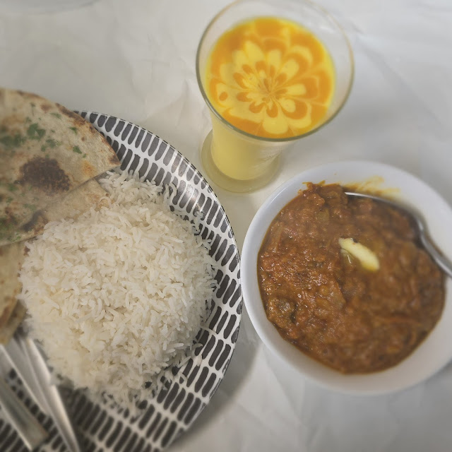 Curry Rice Naan Soft Drink