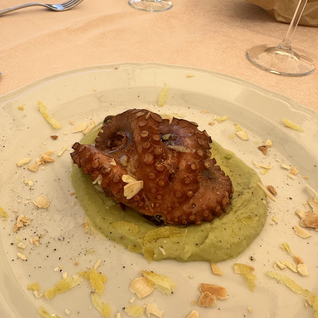 Polpo Su Crema Di Zucchine