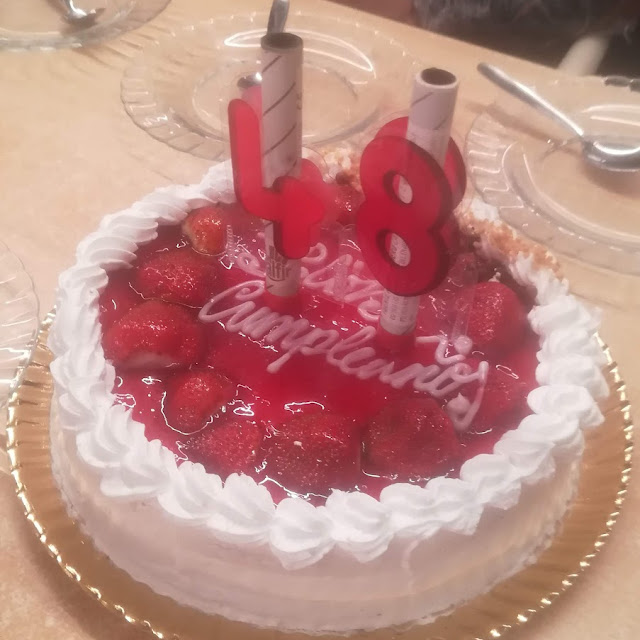 Tarta de Fresas Con Nata