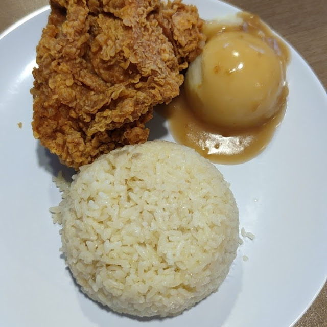 Snack Plate Cheesy White Rice