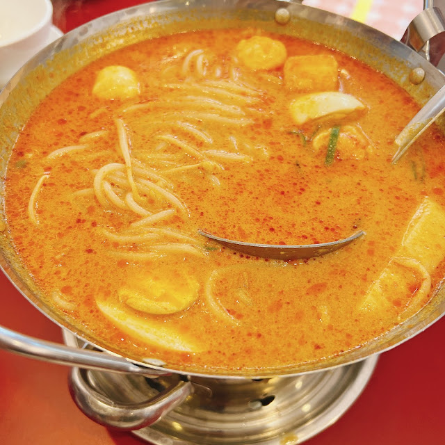 Cooked Laksa Soup