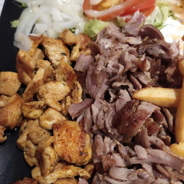 Assiette Mixte Kebab Poulet Curry