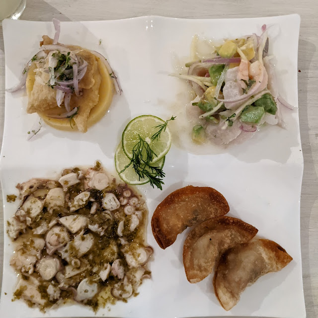 Ceviche Causa And Tiraditi