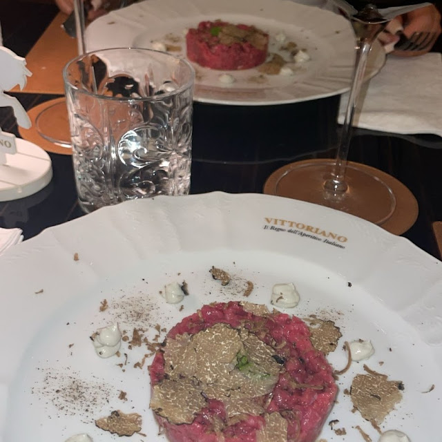 Tartara Di Gambero Con Aceto Balsamico E Bottarga
