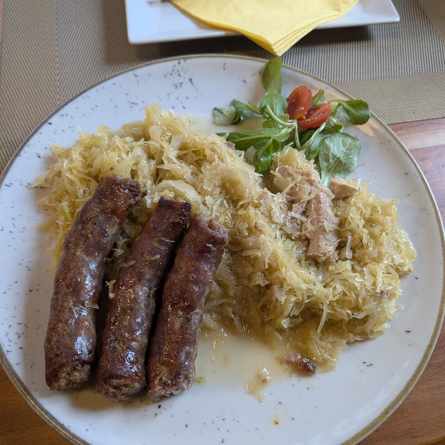 Sausage and Cabbage Salad