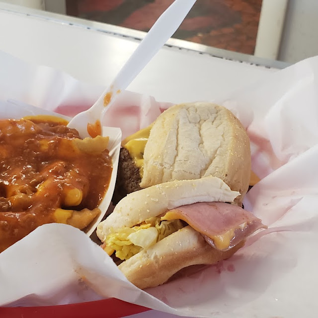 Half & Half with Chili Cheese Fries