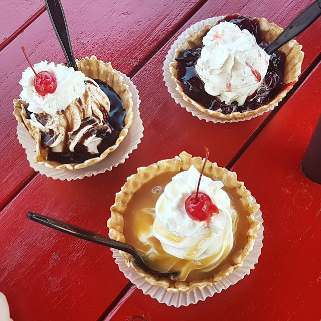 Waffle Bowl Sundaes