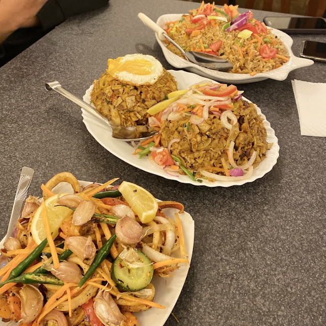Kottu & Seafood Salad