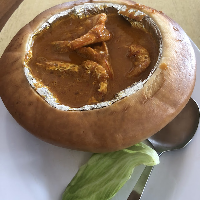 Bread Curry Prawns