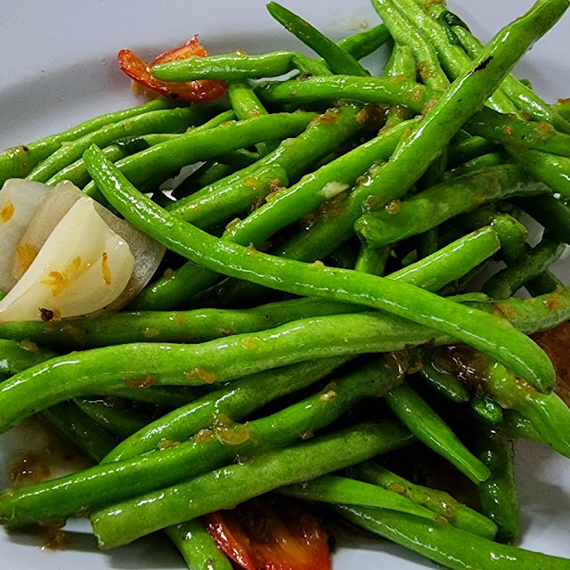 Fried Baby French Bean with Dried Shrimp