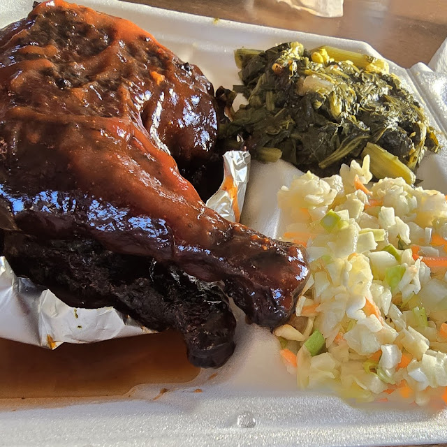 BBQ Chicken Turnips Baked Beans