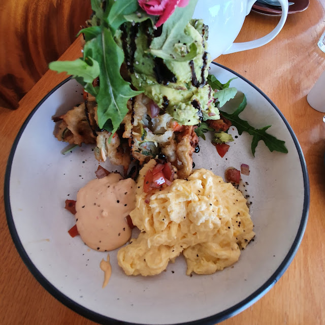 Scrambled Eggs Avocado Vege Frittata